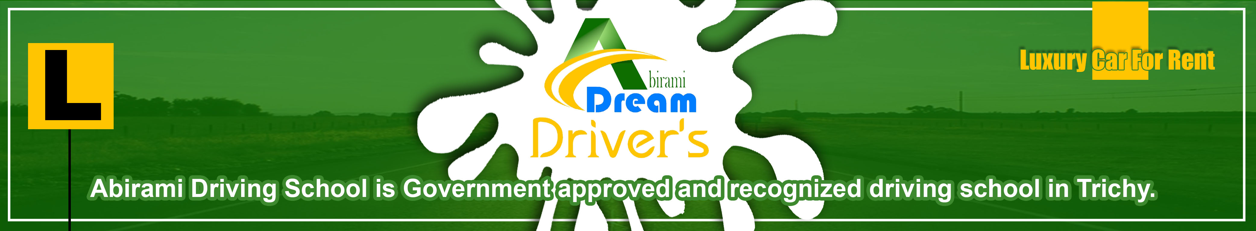 Abirami Driving School Banner Image